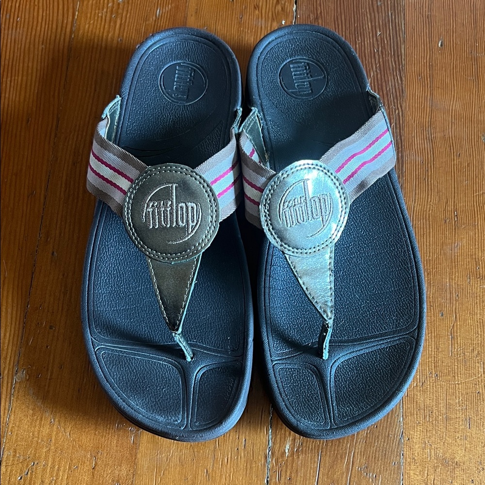 FitFlop Sandals with Stripes